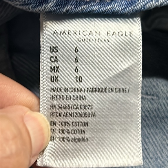 EUC American Eagle Mom Shorts 6 - Picture 6 of 9